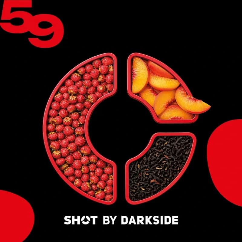 59 ЗЕМЛЯНИКА, персик, чай